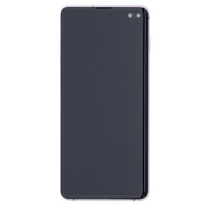 OLED Assembly With Frame Compatible for Samsung Galaxy S10 Plus (Refurbished) - Ceramic White